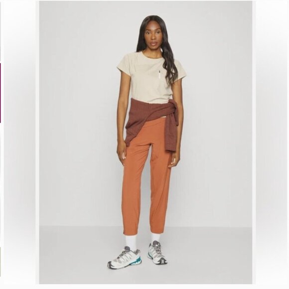 Athleta Brooklyn Heights High Rise Jogger Women's 16 Sequoia Brown Burnt Orange - Picture 3 of 16